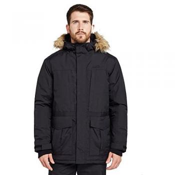 Peter Storm Mens Parka Iii Waterproof Jacket, Black