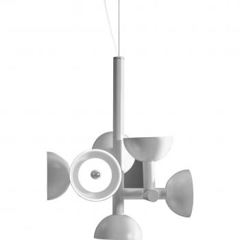 Sospensione di Design Karman Sibilla 6 Luce – Bianco