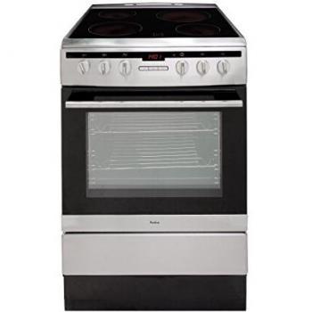 Amica 608CE2TAXX Freestanding Ceramic Top Cooker 60 cm Stainless Steel