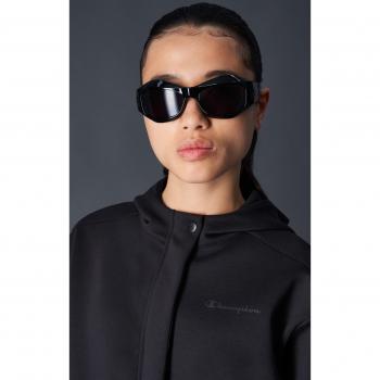 Champion Sweatshirt mit Kapuze 116768 Schwarz Regular Fit S für Damen