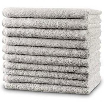 Lot de 10 Serviettes Mains Twinzen – Eponge Salle de Bain