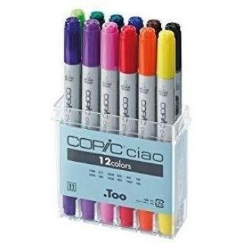 Copic Ciao Set de 12 marqueurs indélébiles