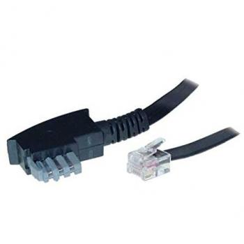 0m Telefonkabel TAE N-Stecker /Western-Stecker 6P6C für Fax-Geräte