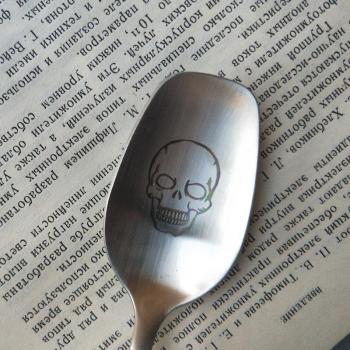 Vacclo Skull Design Spoon and Fork