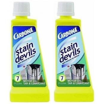 Carbona Stain Devils 2 Bouteilles Nettoyant Anti-Taches Huile Moteur, Goudron et Lubrifiant