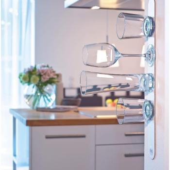 Silwy® Metall-Leiste White für Magnet-Gläser