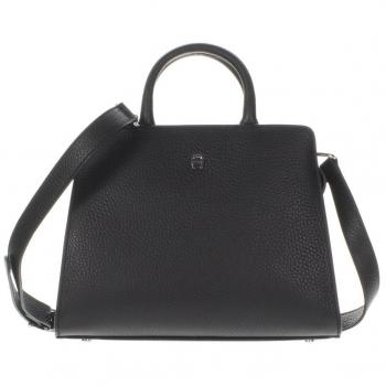 Aigner Cybill Leather Crossbody Handbag Black