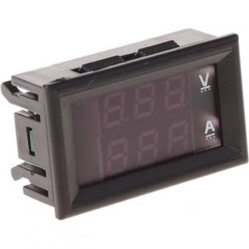 Amperímetro y Voltímetro LED Dual 0‑100 V 10 A – Car Power