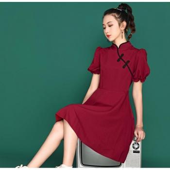 Robe vintage chinoise décontractée