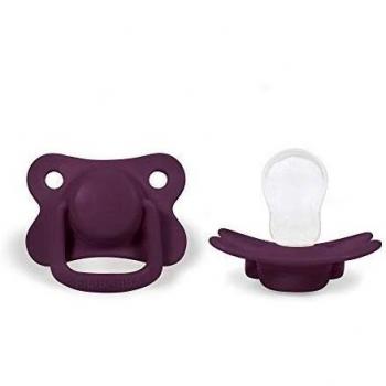 Filibabba Schnuller 6M-Plum, Doppelpack
