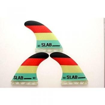 Aletas de surf Slab-surf thruster hexacore Rasta Talla M