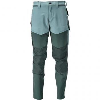 Personalized Mascot Trousers, Kneepad Pockets – Forest Green