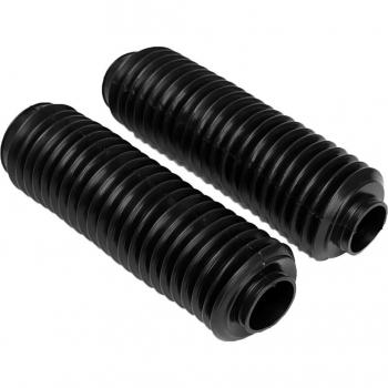 Amortisseur avant de moto, kit de 2 pièces avec couvercle de protection noir CQR