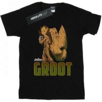 Camisole Marvel Avengers : Guerre d'Infinity – Groot – Noir – XL