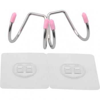 Wall-mounted Suction Hook for Bathroom Storage