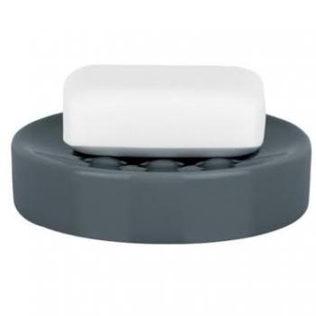 Bandeja para jabón SPIRELLA Tube gris Ø11 x 2,6 cm