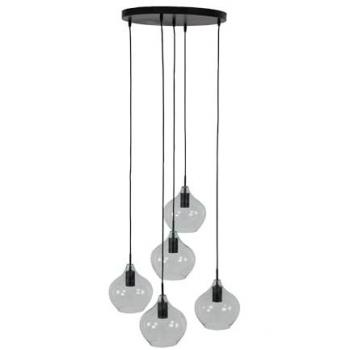 Rakel Sospensione Vetro Nero – Light&Living