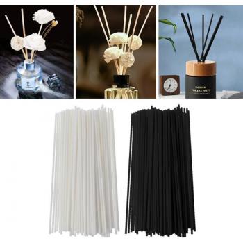 100Pcs 19cmx3mm Fragrance Diffuser Fiber Sticks