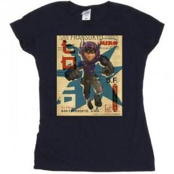 Disney Big Hero 6 Baymax Hiro Newspaper Tee