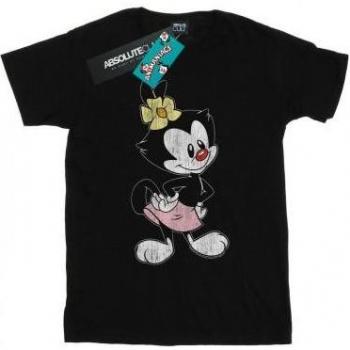 Animaniacs Herren T-Shirt Dot Pose L weiß