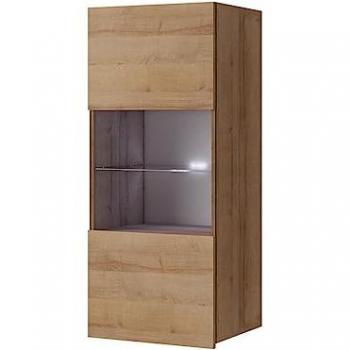Vitrine CAIRNS-132 in Eiche Gold Nb., Modern
