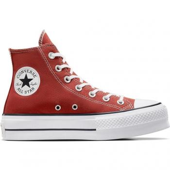 Converse Zapatillas Casual Mujer Converse Chuck Taylor All Star Lift Hi Marrón