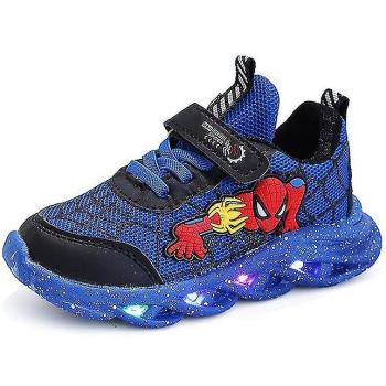 Btymd Spiderman Sneakers Éclatantes Kids