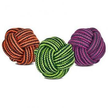 Nayeco Boule de Corde à Dents 7,5 cm Bicolore