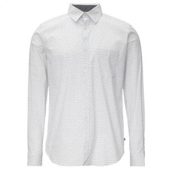S.Oliver Hemd 2149815 Weiß Slim Fit M Herren