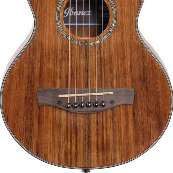Ibanez EWP14 Piccolo Acoustic Guitar, Open Pore Natural Finish