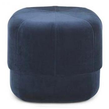 Pouf Bleu Profond