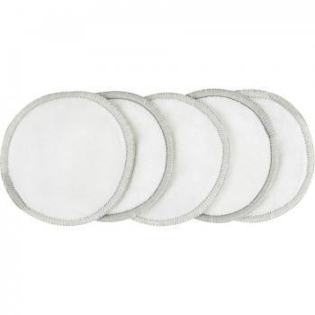 5-Pack Reusable Bamboo Cotton Cleaning Puff Pads