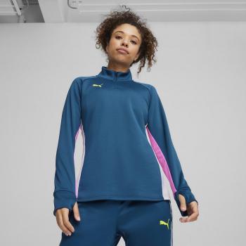 Sudadera Puma Individualblaze Training 1/4 Cip Top para mujer en color azul