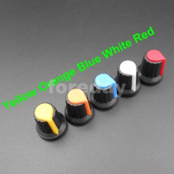 Capuchons de potentiomètre colorés 1000 pièces