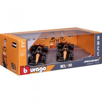 Burrago McLaren MCL38 ‘24 Modellino 1:43 in Set da Due