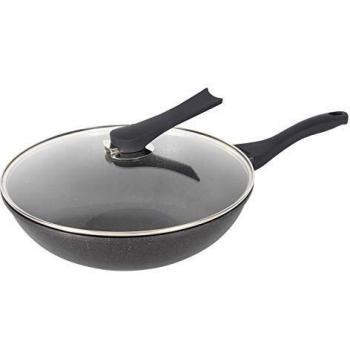 Haufson 30cm Die Cast Wok with Standable Lid