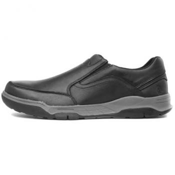Sofisticado Fletcher de Cuero en Negro – Hush Puppies