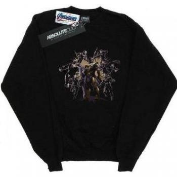 Marvel Girls Avengers Endgame Vs Thanos Sweatshirt 12-13 black