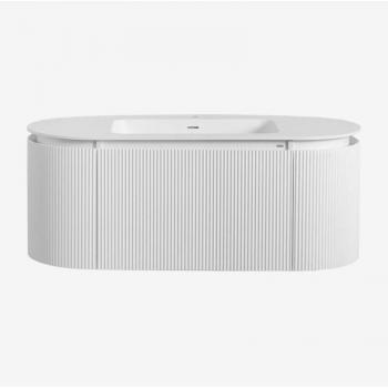 Meubles de Salle de Bain en Bois Carsone avec Lavabo Intégré