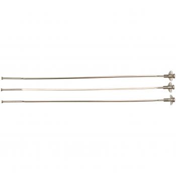 Zipp CX Ray Gerade Pull Externe Speiche (Pack von 3), Silber