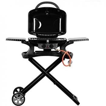 BBQ‑Toro Pocket‑Grill mit integriertem Tisch, leicht zu transportieren