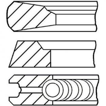 Engine Piston Rings Pack – GOETZE 08‑112100‑00