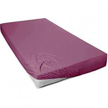 Primera Mako-Feinjersey Spannbettlaken Mauve 100x220-120x200 cm