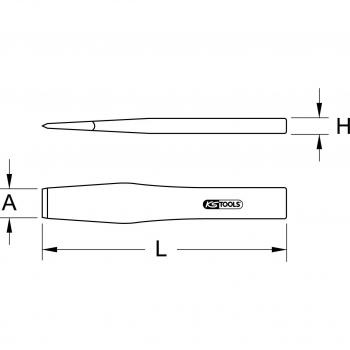 Scalpello KS Tools 963.2418 (Bronze Plus)