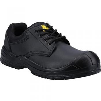 Amblers Safety 66 Men's Black Leather S3 SRC Lace-Up Safety Shoes
