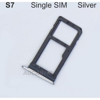 Aocarmo Dual SIM Card Tray for Samsung Galaxy S7