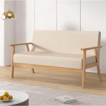 Comfortable Linen Fabric Sofa for Living Spaces