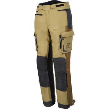 Rukka Moto Pantaloni Ventu‑R 48 Tessile Impermeabile Verde Marrone