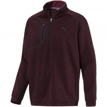 Puma Pomegranate Golf Sweater – 1/4 Zip, Men’s Size M