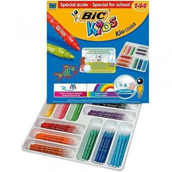 Estuche 144 rotuladores de 12 colores diferentes bic 887837